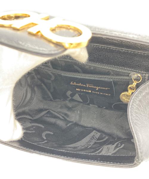 Salvatore Ferragamo（サルヴァトーレ フェラガモ）Salvatore Ferragamo (サルヴァトーレ フェラガモ) ガンチーニショルダーバッグ ブラックの古着・服飾アイテム