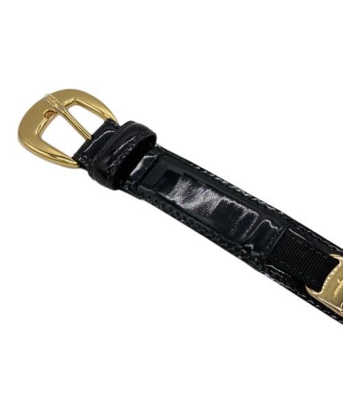 Salvatore Ferragamo（サルヴァトーレ フェラガモ）Salvatore Ferragamo (サルヴァトーレ フェラガモ) ヴァラベルト ブラックの古着・服飾アイテム