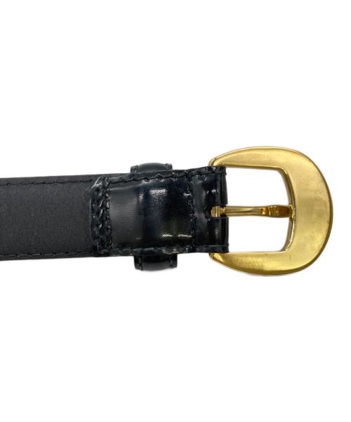 Salvatore Ferragamo（サルヴァトーレ フェラガモ）Salvatore Ferragamo (サルヴァトーレ フェラガモ) ヴァラベルト ブラックの古着・服飾アイテム