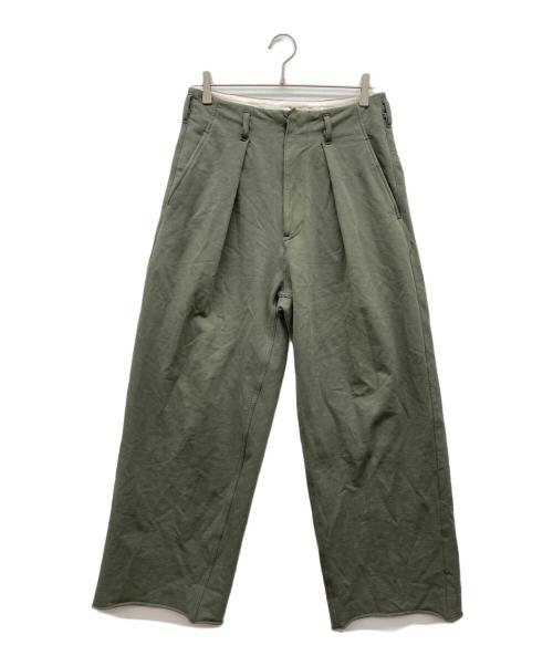 saby（サバイ）saby (サバイ) TUCK BAGGY カーキ サイズ:1(S)の古着・服飾アイテム