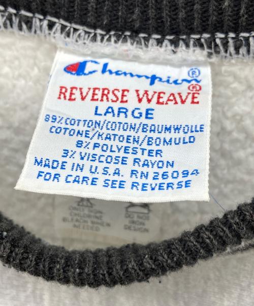 Champion REVERSE WEAVE（チャンピオン リバース ウィーブ）Champion REVERSE WEAVE (チャンピオン リバース ウィーブ) スウェット グレー サイズ:LARGEの古着・服飾アイテム