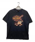 HARLEY-DAVIDSONハーレーダビッドソン）の古着「Tシャツ」｜ブラック