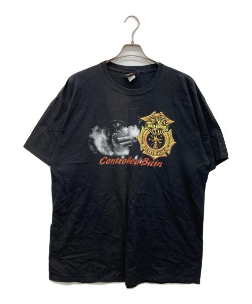 HARLEY-DAVIDSON（ハーレーダビッドソン）HARLEY-DAVIDSON (ハーレーダビッドソン) Tシャツ ブラック サイズ:2X-LARGEの古着・服飾アイテム