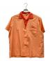 NATNAST（ナットナスト）の古着「ボーリングシャツ」｜オレンジ