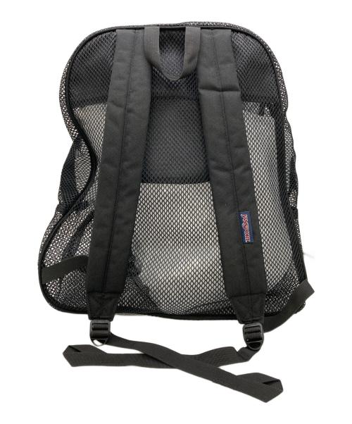 JANSPORT（ジャンスポーツ）JANSPORT (ジャンスポーツ) メッシュリュック ブラックの古着・服飾アイテム