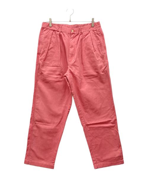 Sugar&Co（シュガーアンドコー）SUGAR&CO (シュガーアンドコー) タックパンツ ピンク サイズ:XLの古着・服飾アイテム