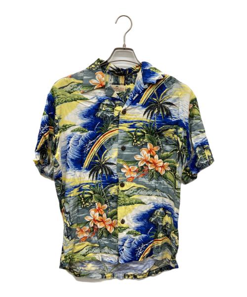 PINEAPPLE JUICE（パインアップル ジュース）PINEAPPLE JUICE (パインアップル ジュース) アロハシャツ ブルー サイズ:XSの古着・服飾アイテム