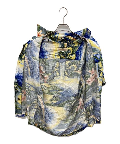 PINEAPPLE JUICE（パインアップル ジュース）PINEAPPLE JUICE (パインアップル ジュース) アロハシャツ ブルー サイズ:XSの古着・服飾アイテム