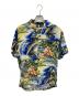 PINEAPPLE JUICE（パインアップル ジュース）の古着「アロハシャツ」｜ブルー