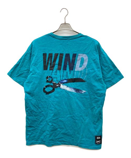 WIND AND SEA（ウィンダンシー）WIND AND SEA (ウィンダンシー) Denham (デンハム) Sulfur Tee スカイブルー サイズ:XLの古着・服飾アイテム