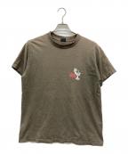 stussyステューシー）の古着「ジャズマンTシャツ」｜カーキ