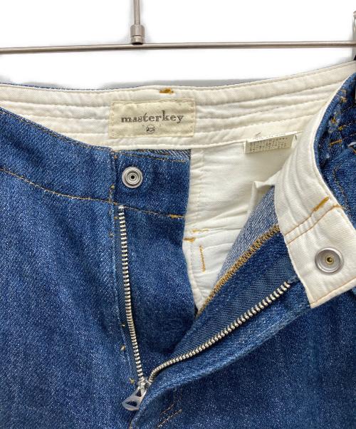 masterkey（マスターキー）masterkey (マスターキー) デニムパンツ インディゴ サイズ:2の古着・服飾アイテム