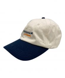 Denham（デンハム）の古着「JE MAINTIENDRAI CAP CT」｜アイボリー×ネイビー