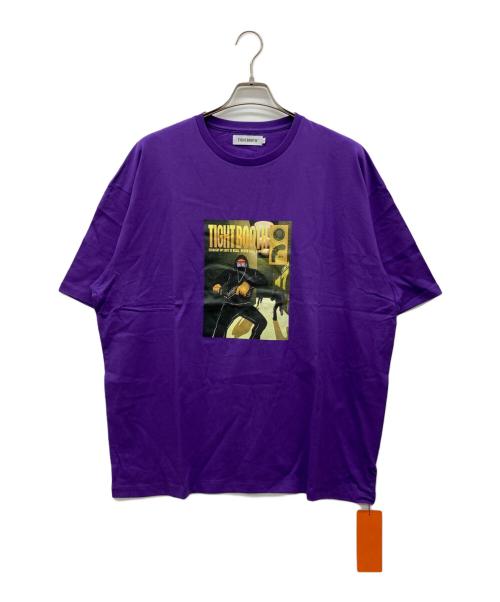 TIGHTBOOTH PRODUCTION（タイトブースプロダクション）TIGHTBOOTH PRODUCTION (タイトブースプロダクション) RUN S/S T-SHIRT パープル サイズ:Lの古着・服飾アイテム