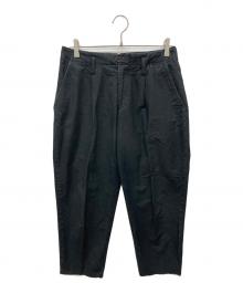 KOLOR（カラー）の古着「ワンタックテーパードパンツ」｜ブラック