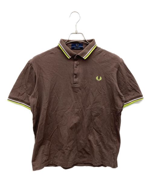 FRED PERRY（フレッドペリー）FRED PERRY (フレッドペリー) ポロシャツ ブラウン サイズ:Mの古着・服飾アイテム