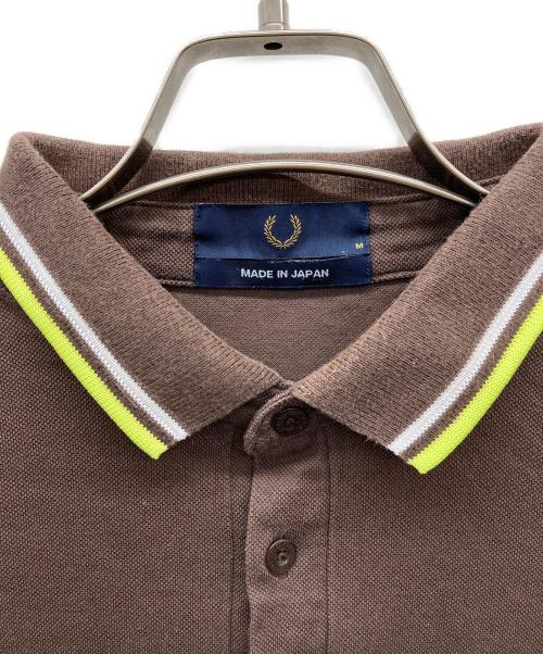 FRED PERRY（フレッドペリー）FRED PERRY (フレッドペリー) ポロシャツ ブラウン サイズ:Mの古着・服飾アイテム