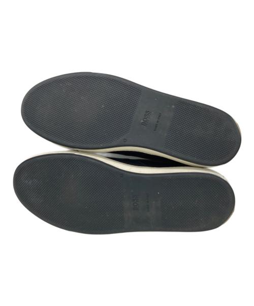 BOSS（ボス）BOSS (ボス) スリッポン ブラック サイズ:43の古着・服飾アイテム