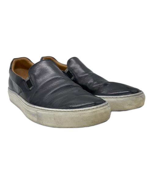 BOSS（ボス）BOSS (ボス) スリッポン ブラック サイズ:43の古着・服飾アイテム