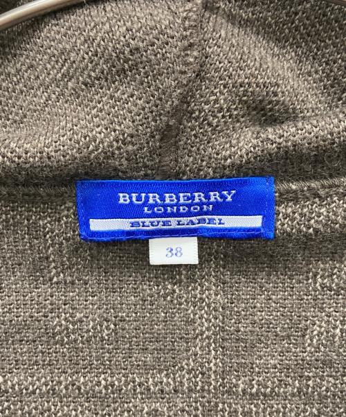 BURBERRY BLUE LABEL（バーバリーロンドンブルーレーベル）BURBERRY BLUE LABEL (バーバリーロンドンブルーレーベル) ニットワンピース ブラウン サイズ:38の古着・服飾アイテム
