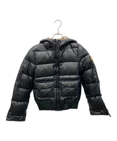 BURBERRY BLUE LABEL（バーバリーロンドンブルーレーベル）BURBERRY BLUE LABEL (バーバリーロンドンブルーレーベル) ダウンジャケット ブラック サイズ:38の古着・服飾アイテム