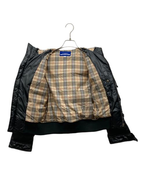 BURBERRY BLUE LABEL（バーバリーロンドンブルーレーベル）BURBERRY BLUE LABEL (バーバリーロンドンブルーレーベル) ダウンジャケット ブラック サイズ:38の古着・服飾アイテム