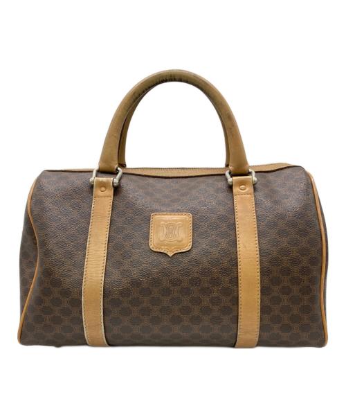 CELINE（セリーヌ）CELINE (セリーヌ) マカダムハンドバッグ ブラウンの古着・服飾アイテム