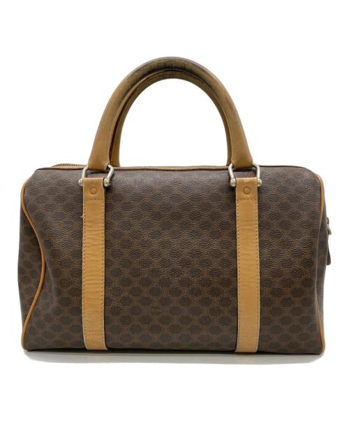 CELINE（セリーヌ）CELINE (セリーヌ) マカダムハンドバッグ ブラウンの古着・服飾アイテム