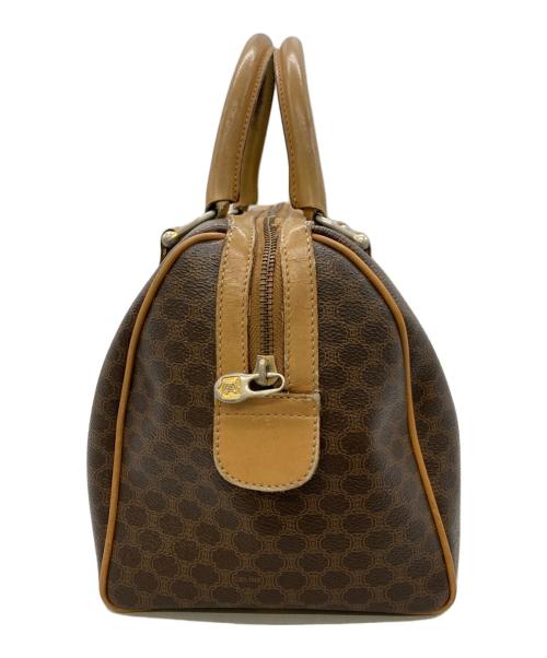 CELINE（セリーヌ）CELINE (セリーヌ) マカダムハンドバッグ ブラウンの古着・服飾アイテム