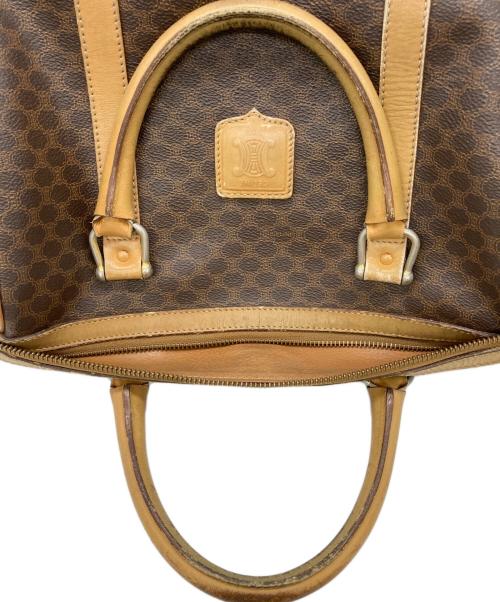 CELINE（セリーヌ）CELINE (セリーヌ) マカダムハンドバッグ ブラウンの古着・服飾アイテム