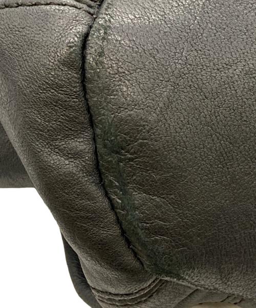 DIESEL（ディーゼル）DIESEL (ディーゼル) レザー2WAYバッグ ブラックの古着・服飾アイテム