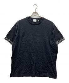 BURBERRY（バーバリー）の古着「SIREN TAPED SLEEVE TEE」｜ブラック