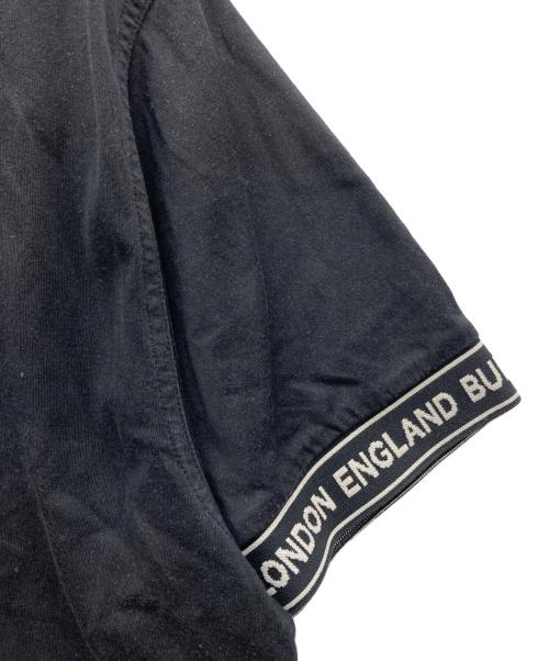 BURBERRY（バーバリー）BURBERRY (バーバリー) SIREN TAPED SLEEVE TEE ブラック サイズ:Lの古着・服飾アイテム