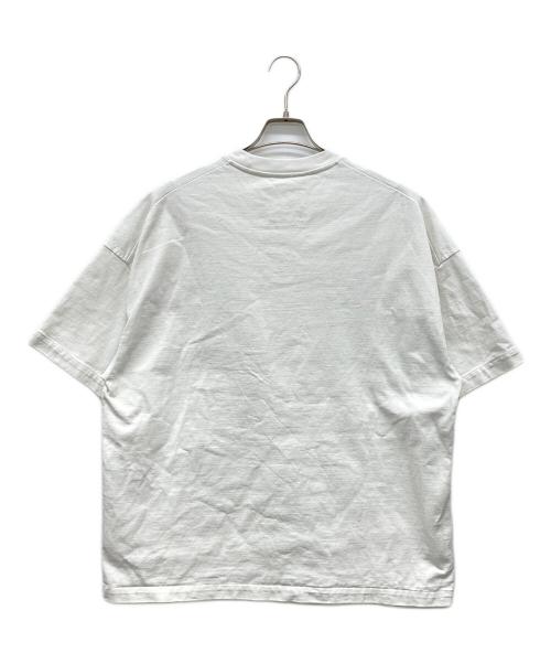 JIL SANDER（ジルサンダー）JIL SANDER (ジルサンダー) フロントロゴプリントTシャツ ホワイト サイズ:Lの古着・服飾アイテム
