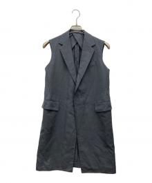 DRAWER（ドゥロワー）の古着「ウールモヘヤシャンブレージレ」｜グレー