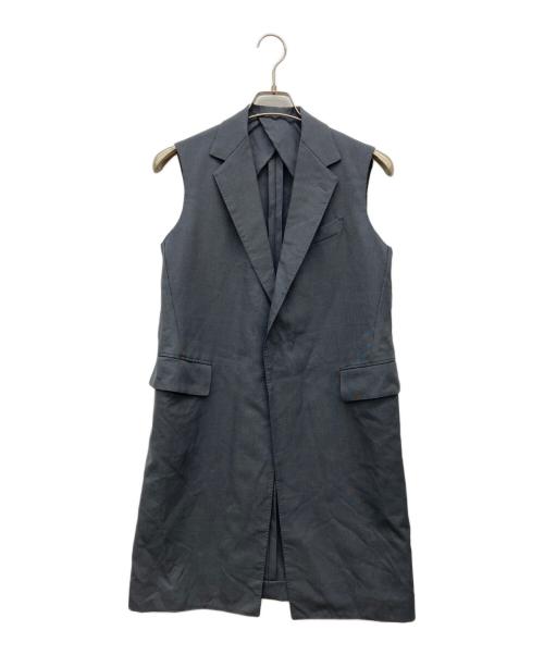 DRAWER（ドゥロワー）Drawer (ドゥロワー) ウールモヘヤシャンブレージレ グレー サイズ:36の古着・服飾アイテム