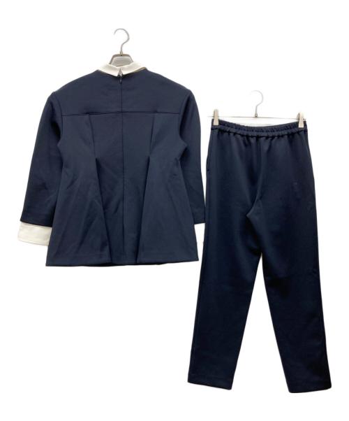 CELFORD（セルフォード）CELFORD (セルフォード) 衿付きポンチセットアップ ネイビー サイズ:38の古着・服飾アイテム