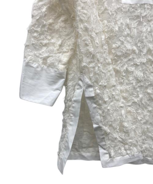 VERMEIL par iena（ヴェルメイユ パー イエナ）VERMEIL par iena (ヴェルメイユ パー イエナ) ジャガードブラウス ホワイト サイズ:Fの古着・服飾アイテム