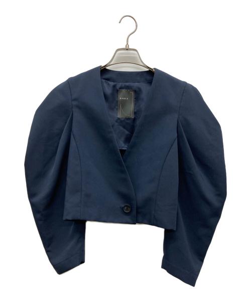 Noble（ノーブル）Noble (ノーブル) ショルダーコンシャスショートジャケット ネイビー サイズ:なしの古着・服飾アイテム