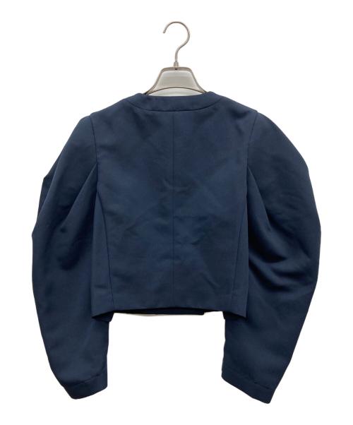 Noble（ノーブル）Noble (ノーブル) ショルダーコンシャスショートジャケット ネイビー サイズ:なしの古着・服飾アイテム