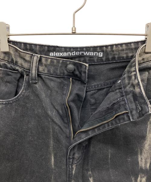 ALEXANDER WANG（アレキサンダー・ワン）ALEXANDER WANG (アレキサンダーワン) タイダイエフェクトジーンズ ブラック サイズ:32の古着・服飾アイテム