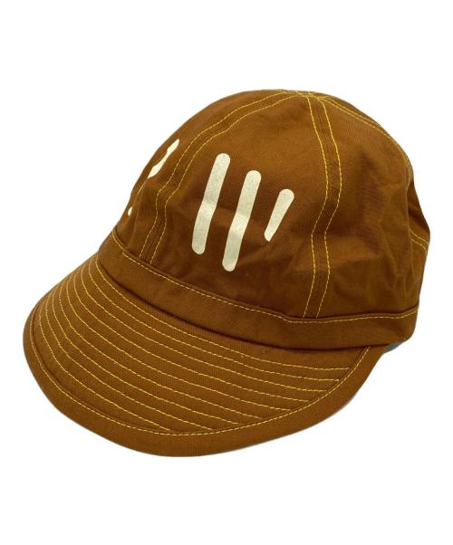 Dry Bones（ドライボーンズ）Dry bones (ドライボーンズ) PWミリタリーキャップ ブラウンの古着・服飾アイテム