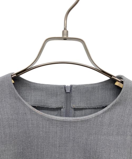 SOEJU（ソージュ）SOEJU (ソージュ) ウールライクペプラムチュニックブラウス グレー サイズ:なしの古着・服飾アイテム