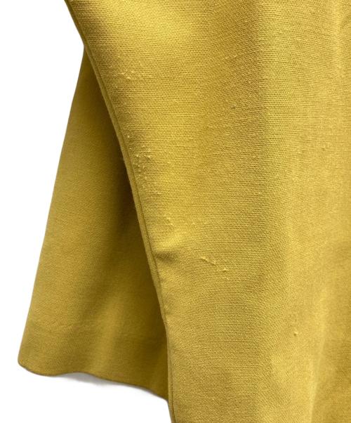 SOEJU（ソージュ）SOEJU (ソージュ) ウールライクコクーンブラウス8分袖 イエロー サイズ:Mの古着・服飾アイテム