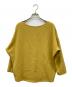 SOEJU (ソージュ) ウールライクコクーンブラウス8分袖 イエロー サイズ:M：5000円
