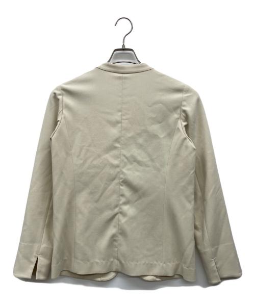 SOEJU（ソージュ）SOEJU (ソージュ) ウールライクノーカラージャケット アイボリー サイズ:Mの古着・服飾アイテム