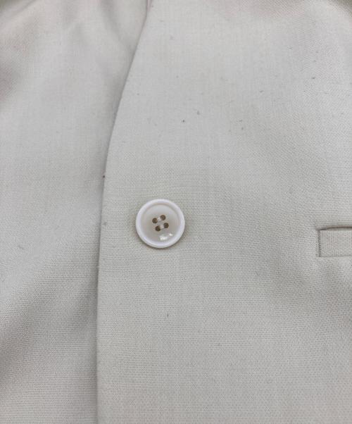 SOEJU（ソージュ）SOEJU (ソージュ) ウールライクノーカラージャケット アイボリー サイズ:Mの古着・服飾アイテム