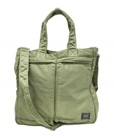 中古・古着通販】PORTER (ポーター) TANKER TOTE BAG カーキ セージ