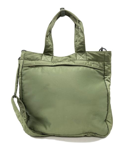 PORTER（ポーター）PORTER (ポーター) TANKER TOTE BAG カーキ セージグリーンの古着・服飾アイテム