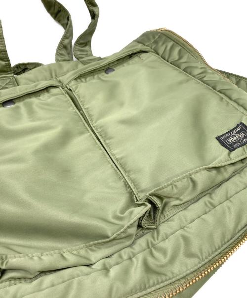 PORTER（ポーター）PORTER (ポーター) TANKER TOTE BAG カーキ セージグリーンの古着・服飾アイテム